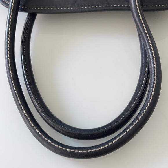 Kenneth Cole NY Black leather studded 2 handle handbag - Picture 14 of 16